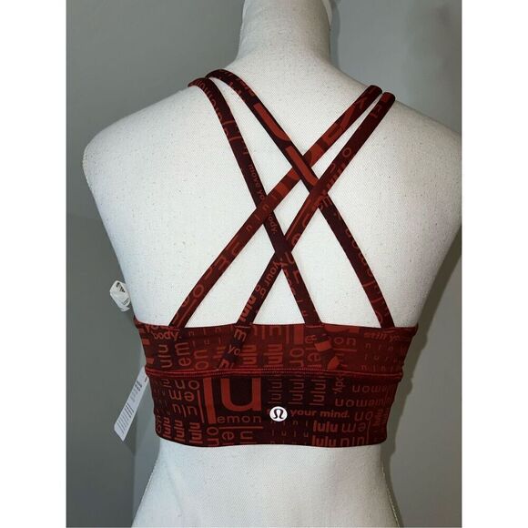 New! Lululemon Energy High Neck Bra Black Women’s 6 - Picture 2 of 9